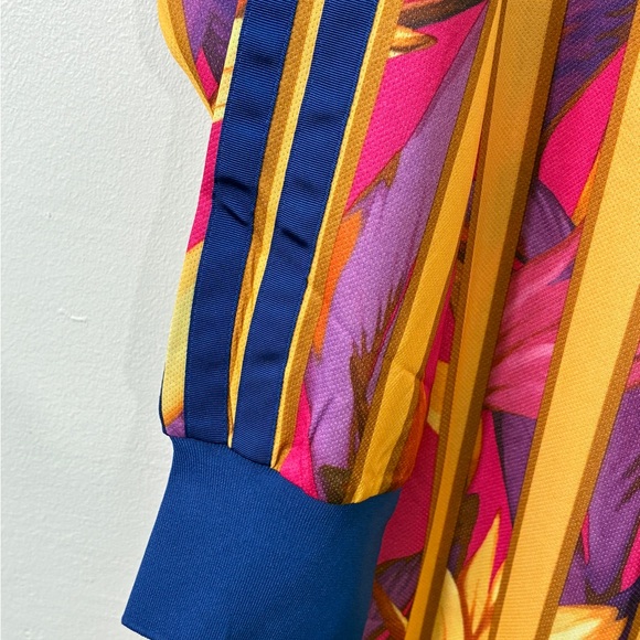 adidas FARM Rio Polo Jersey Dress Stripes of Paradise XL Blokecore JD6285 Sporty - Picture 7 of 14